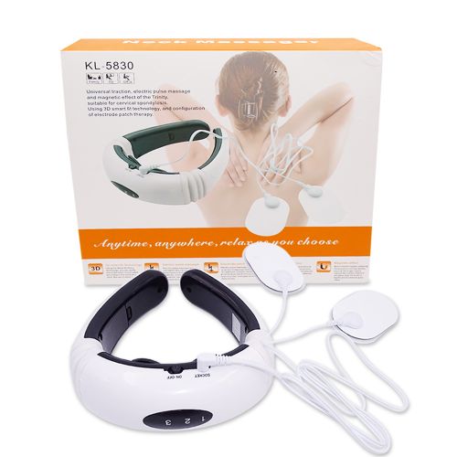 Electric Neck and Back Pulse Massager Infrared Heating Cervical