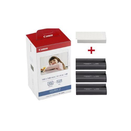 Canon Selphy CP1000 Photo Printer with Canon Selphy Paper/Ribbon