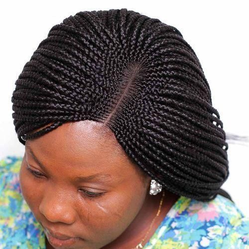 product_image_name-Fashion-Neatly Braided Ghana Weaving Wig With Closure-1