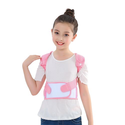 Generic (Pink)Kids Humpback Correction Belt Posture Corrector Shoulder  Spine Back Brace Support Belt Corset For Kid Children Girl Boy Students DON