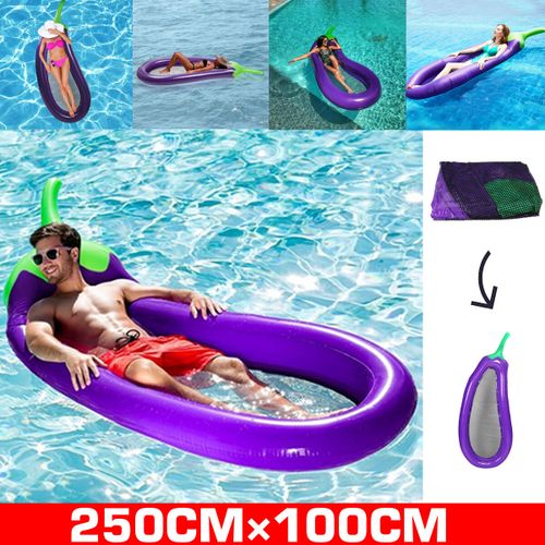 Eggplant pool float 2025