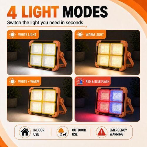 Generic Solar Rechargeable LED Floodlight 400W - image 6