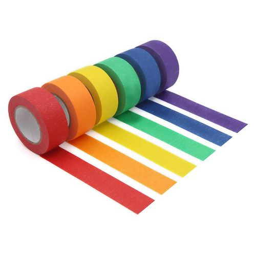 colored masking tape,1 inch x 22