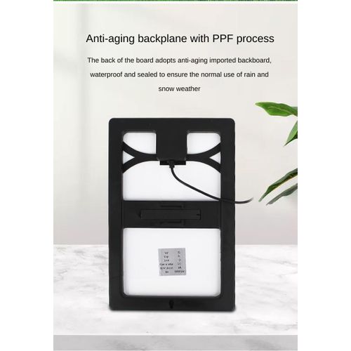 Generic Solar charging panel(6V,8W) for Mobile phone with USB interface, one-to-five charging interface,With Voltage Regulator - image 3