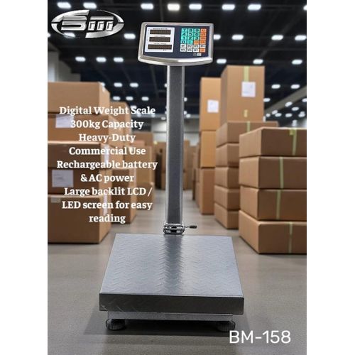 Generic INDUSTRIAL DIGITAL WEIGHING SCALE 300KG DOUBLE FACE DISPLAY - image 2