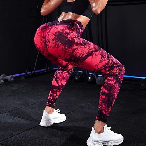 Buy Women Yoga Leggings Chic Tie-dye Breathable Women Sports