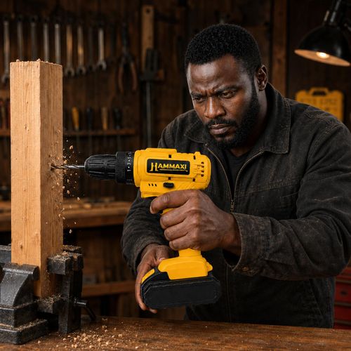 HAMMAXI Rechargeable Cordless Drilling machine Set Battery Powered Drill Wireless Machine  Hand Drill Electric Screwdriver Kit with Carrying Case - image 3