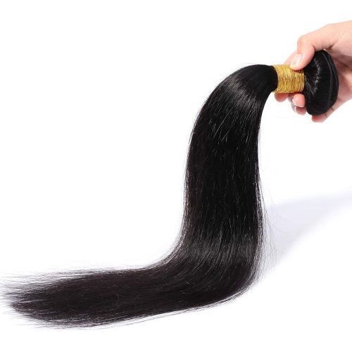 product_image_name-Fashion-Real Natural Double Weft Hair Extensions No Clip In （4Bundle,200g)-1