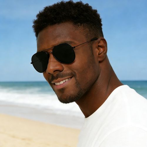 product_image_name-Fashion-Polarized Metal Aviator Sunglasses - Classic Aviation Style, UV400 Protection for Men & Women, Ideal for Nigerian Beach, Driving & Outdoor Use-6