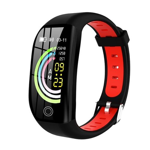 Generic Red Smart Bracelet GPS Locator Titness Blood Pressure Monitor Wristband Sleep Monitor Pedometer Bluetooth Band Watches Mens Fashion IRO Jumia Nigeria