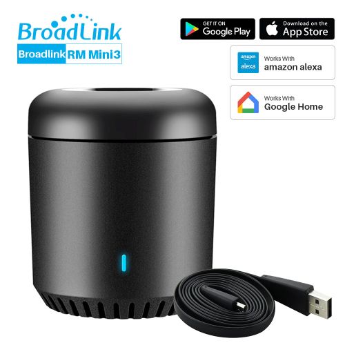  Broadlink RM4 Mini Smart Infrared Universal Remote Control by  Smartphone from Anywhere Works with Google Assistant and Alexa : Tools &  Home Improvement