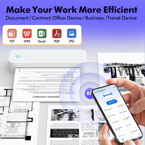 Generic A4 Inkless Thermal Transfer Printer Rechargeable Wireless Portable Printer - image 3