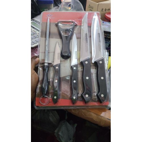 product_image_name-Generic-KNIFE SET WITH SHARPNER-1