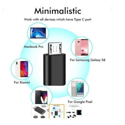 Generic Micro USB (Male) to USB-C / Type-C (Female) Adapter - image 2