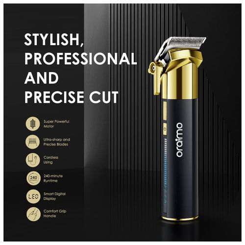 Self sharpening outlet clipper blades