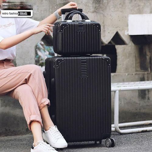 product_image_name-Generic-2PCS Durable UltraLight Weight Luggage Rollable Box Travelling Box With Mini Bag-4