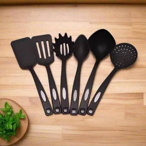 Generic 6-Piece Non-Stick Kitchen Utensil Set – Cooking Spoon & Spatula Tools