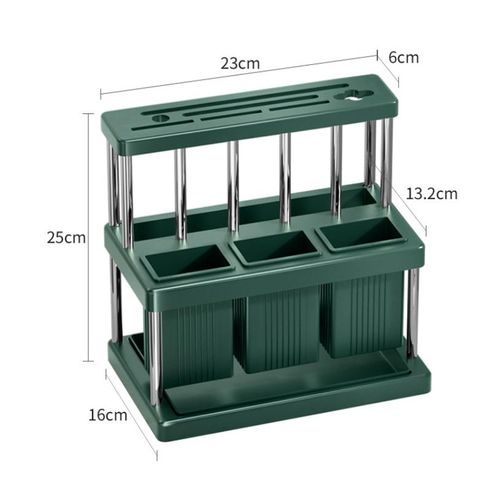 TIMBUTUS Multi-Function Kitchen Knife Holder – Cutlery Rack, Utensil Organizer & Drainer - image 3