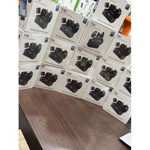 product_image_name-Generic-Wireless Lavalier dual receiver Microphone T40 mic with charging case clip For all devices ANC Mic plug & play - skit, interview, broadcast, podcast, comedy-8