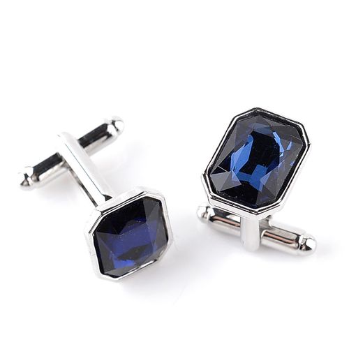 product_image_name-Fashion-Oxford Blue Unique Men's Cufflinks Cufflinks-1