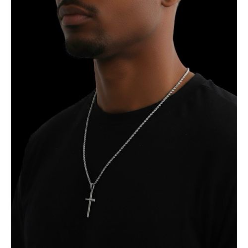 Fashion  Classic Sliver Twist Chain Necklace - image 2