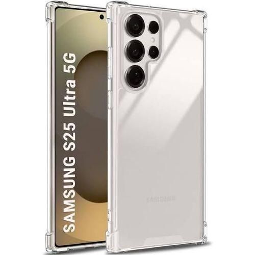 Samsung Galaxy S25 Ultra Glassy-Like Transparent Protective Sleek Back Case