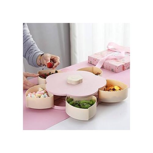 product_image_name-Generic-Double Layer Rotating Snack Storage Box-4