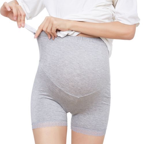 Fashion Womens Maternity Panties Shapewear Mid-Thigh Pettipant Seamless  Soft Abdomen Underwear For Pregnant Women Cotton Clothes(#White)