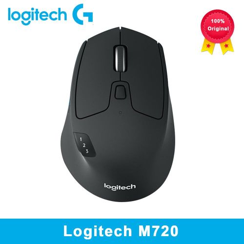 Logitech M720 Triathlon Multi-Device Wireless Mouse, Bluetooth