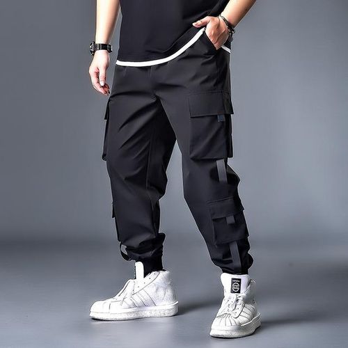 Men & Women Hip Hop Cargo Pants joggers Sweatpants Trousers