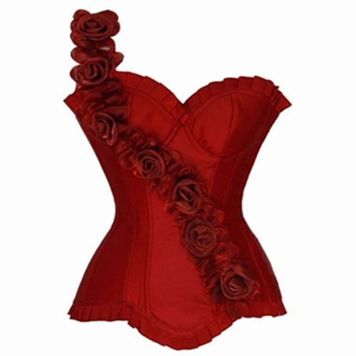 Fashion Women's Y Body Shaper Overbust Corsets And S Top Lace-up