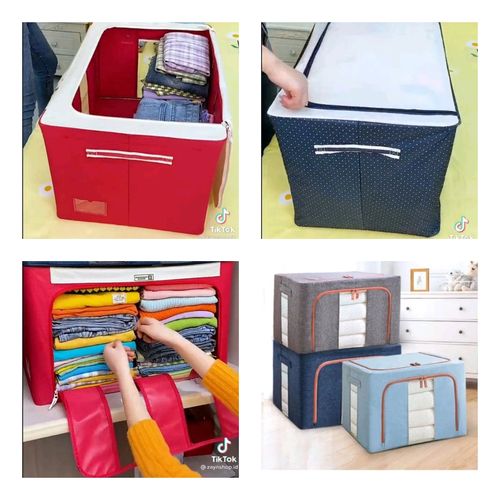 Generic Foldable Clothes Storage Box For Adults And Children