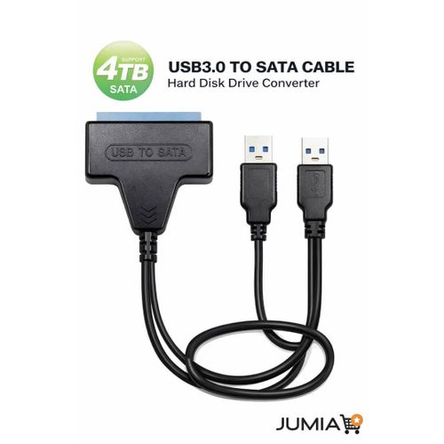 Generic USB 3.0 SATA Converter Cable - Fast Hard Drive Adapter ( Up to 4TB Support)