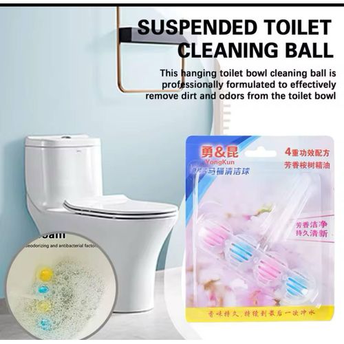 product_image_name-Generic-Toilet Cleaner Toilet Balls Hanging With 4 Scents Urine Dirt Decontamination Blue Bubble Deodorant Hanging Toilet Ball Cleaner-3