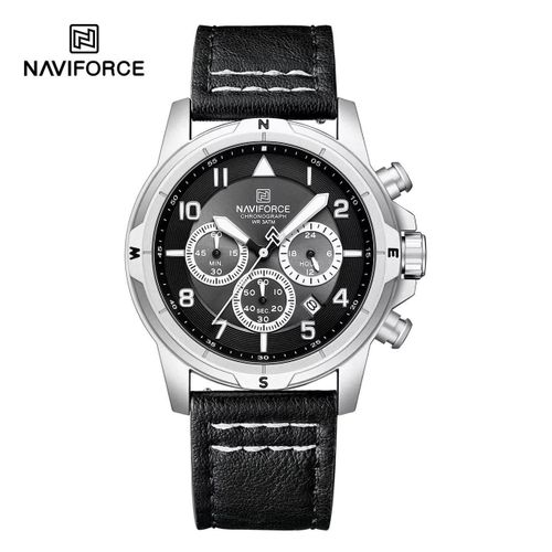 POEDAGAR Trackside Contrast Analogue Chronograph Designer Timepiece
