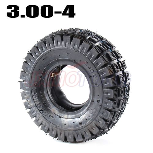 Generic Tyre 3.00-4 (10x3, 260x85) Knobby Scooter, Atv And Go