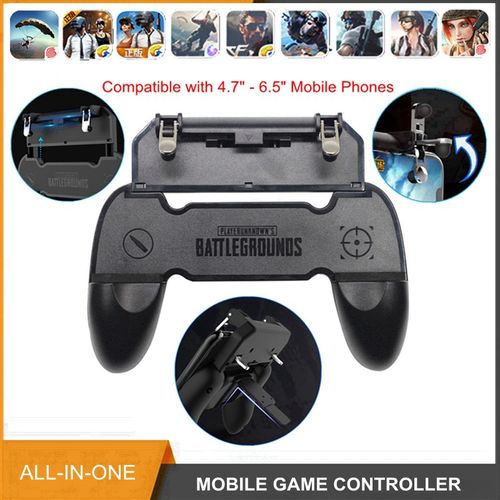  Zozu 2Pcs PUBG Moible Controller Gamepad Free Fire L1 R1  Trigger PUGB Mobile Game Pad Grip L1R1 Joystick for iPhone Android Phone :  Video Games