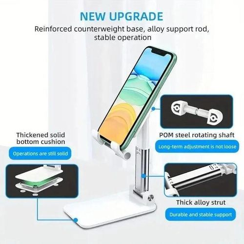 Generic Mobile Phone Holder Stand Tablet Desktop Live Lazy Bracket Support Stand Mount Foldable Hoisting MultiFunction Telescopic Holder - image 5