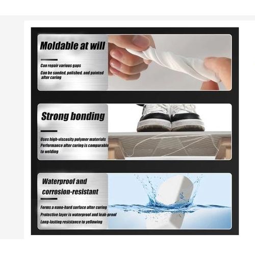 Generic Multi Purpose Putty Sealant Mud Iron Glue Strong Repair Gap Waterproof Iron Glue - image 4