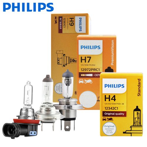 12972PRC1 PHILIPS H7 12V 55W PX26d, 3200K, Halógena, Vision