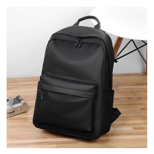 product_image_name-Fashion-Men's Faux Leather Waterproof Laptop Backpack Large School Bag-1