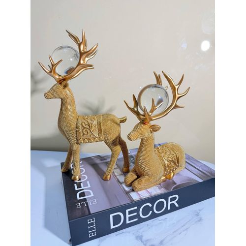 Generic Shining crystal deer(set) decor - image 2