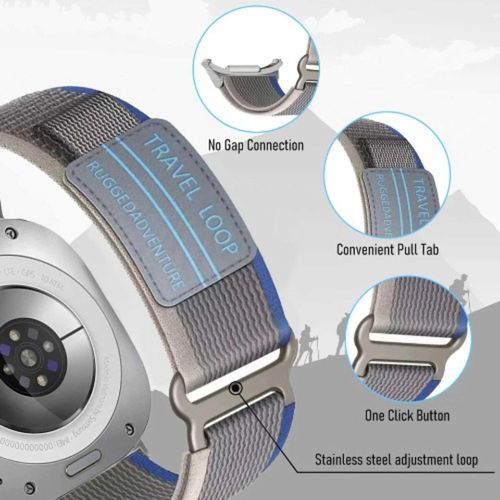product_image_name-Generic-Rugged Nylon Band For Galaxy Watch Ultra Bands 47mm-3