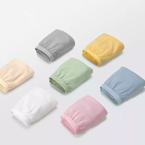 7Pcs/Set Women Disposable Underwears Comfortable Postpartum Cotton Briefs  Panties for Travel Individually Wrapped Packages