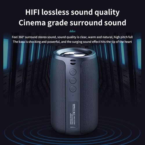 product_image_name-Zealot-S32 Portable Wireless Bluetooth Hifi Bass Speaker 5W Subwoofer - Black-6