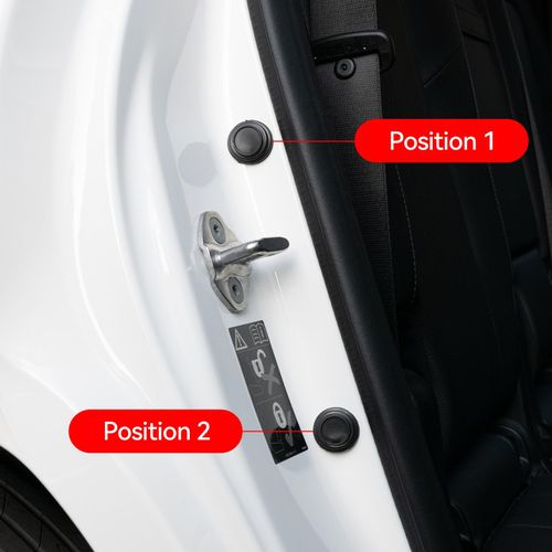 Generic 10pcs 20pcs Door Shock Absorber Pads er Bumper Pads Shock  Absorption Sound Insulation Rubber Gaskets Adhesive Stickers