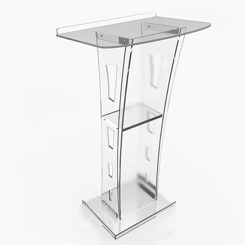 Generic Unbreakable Acrylic Plexiglass Lectern Podium for Speeches (Easy to Install) - image 2