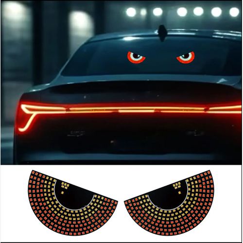 Generic Universal Led Car Rear Windshield Devil Eye Light - 11 Modes