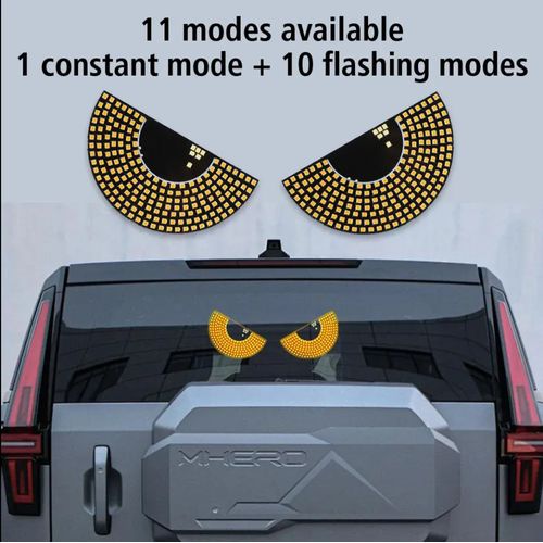 Generic Universal Led Car Rear Windshield Devil Eye Light - 11 Modes - image 4
