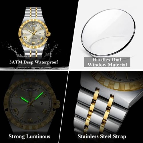 product_image_name-POEDAGAR-Silver-Gold Plaited Chain Wristwatch -6